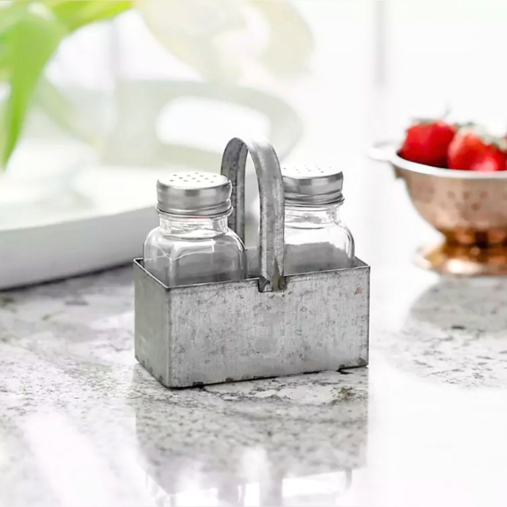 Farmhouse Salt and Pepper Shakers